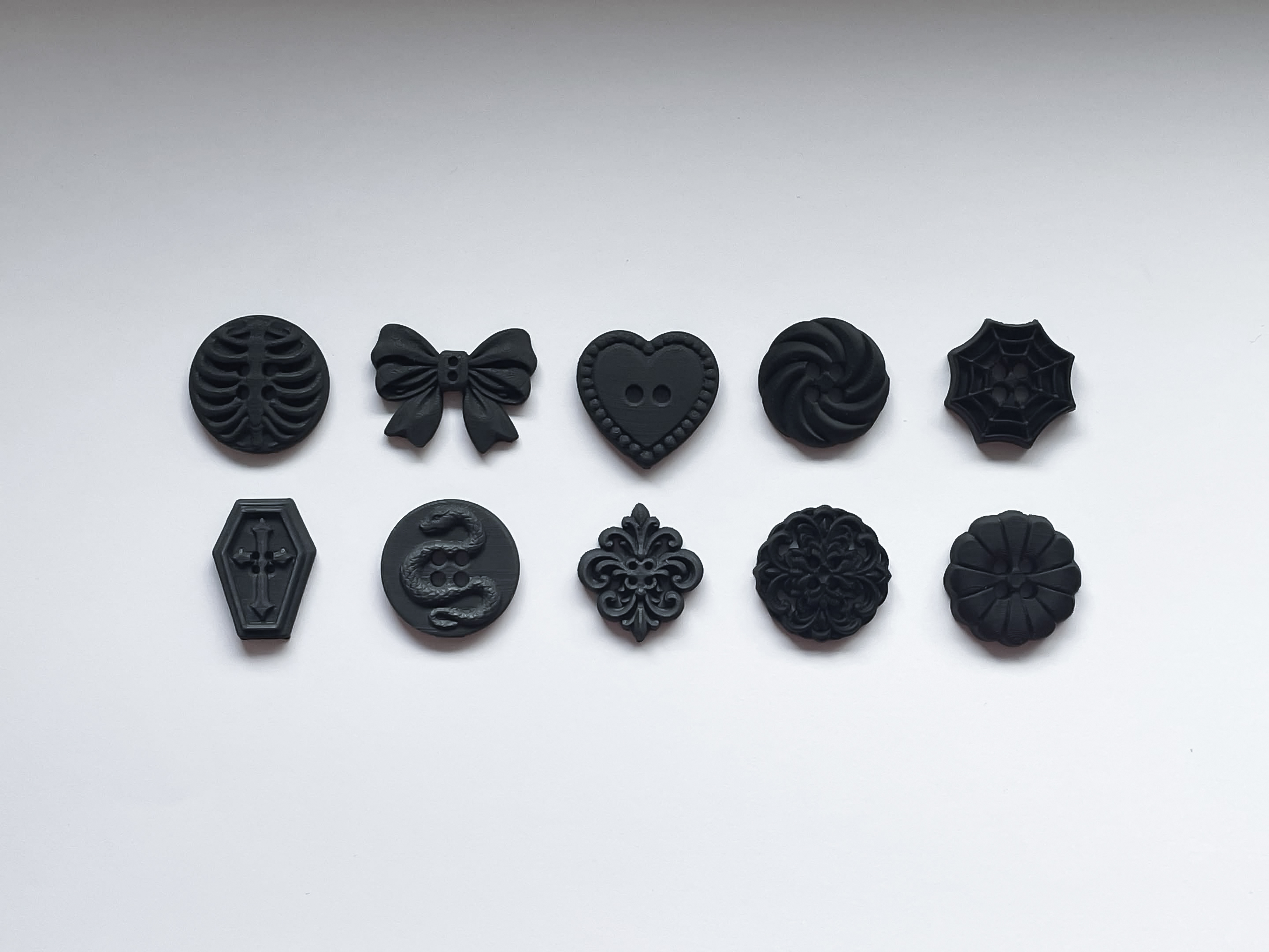 Gothic Halloween Button Collection - 1