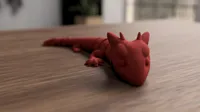 Bébé dragon lézard articulé — photo 3