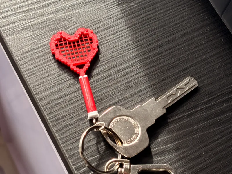 Valentine's Heart Tennis Racket