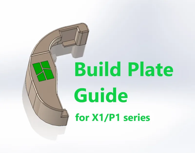Build Plate Guide Multi Color Round (optional)
