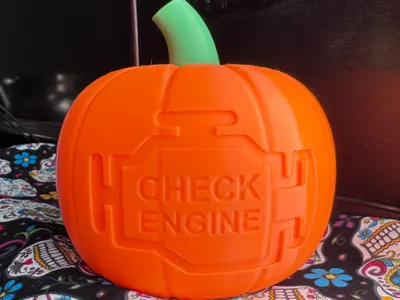 CHECK ENGINE PUMPKIN
