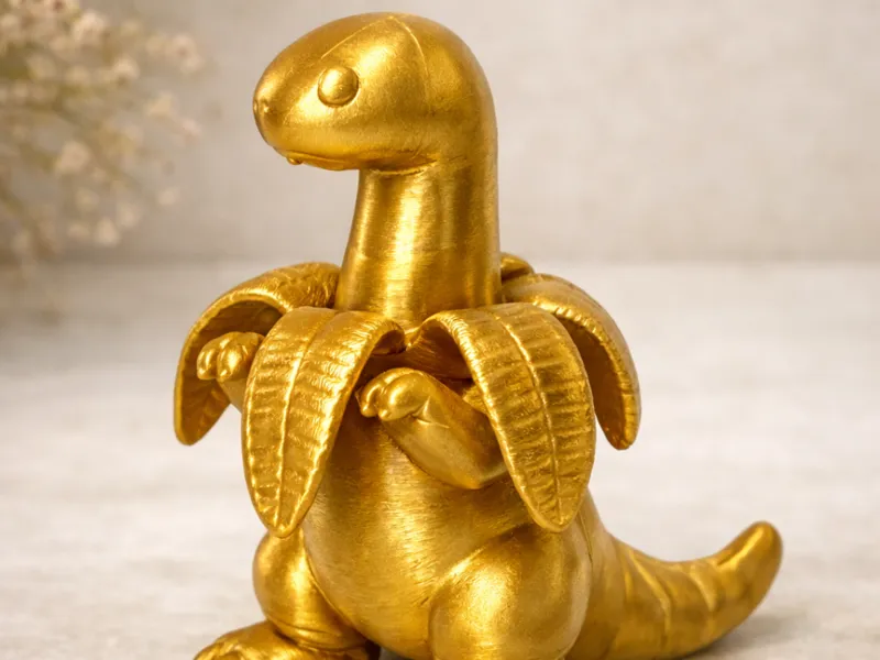 BananaDino — Cute Dino with a Banana Peel Cape