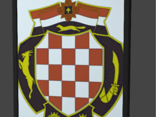 Wappen Kroatiens