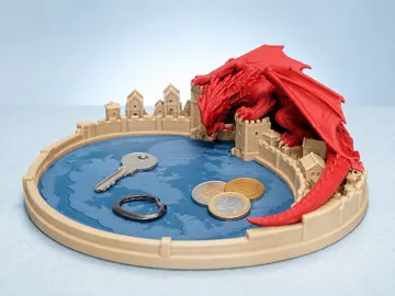 Bandeja organizadora: Citybreaker – Dragon Attack Catch-All Tray — vista de referencia 5