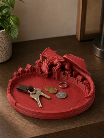 Bandeja organizadora: Citybreaker – Dragon Attack Catch-All Tray — vista de referencia 2