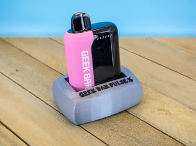 GEEK BAR PULSE DESK STAND - Free 3D Print Model - MakerWorld GEEK BAR PULSE DESK STAND - Free 3D Print Model - MakerWorld