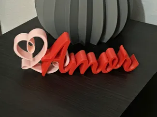 "Amor" LOVE Standing Word - Home Decor - Wedding