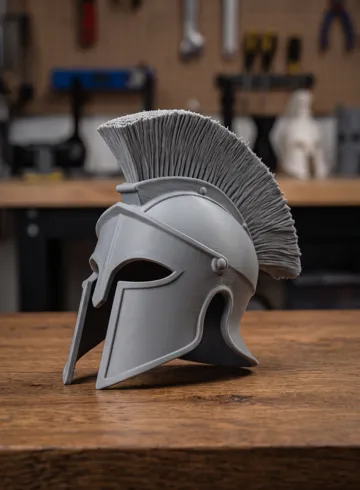 Pieza para disfraz o exhibición: Casco espartano — vista de referencia 3