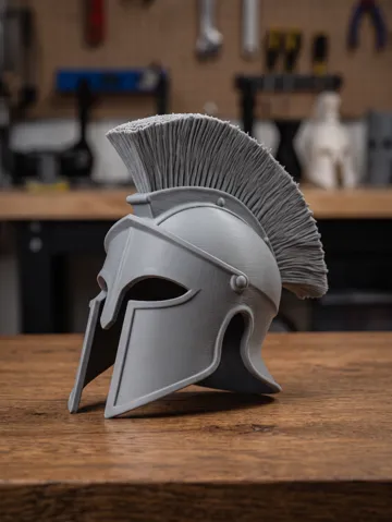 Pieza para disfraz o exhibición: Casco espartano — vista de referencia 2