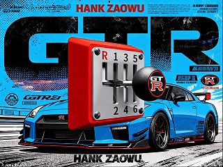 赛车档位86面板开关装饰丨Car Gear Shift Wall Switch Cover 