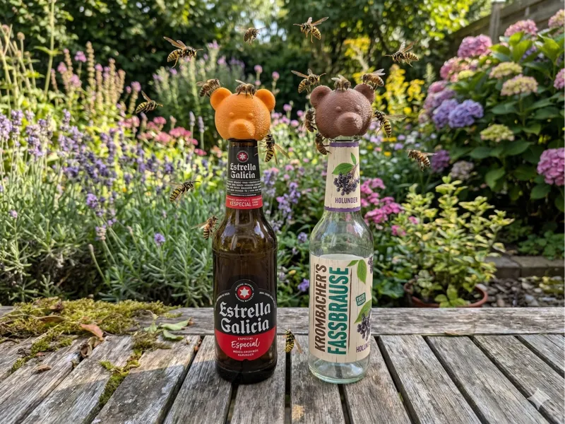 Teddy Bottle Cap - Teddybär