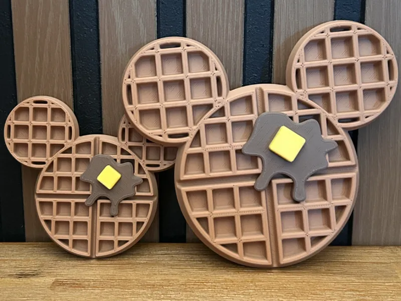 Mickey Waffle Magnet