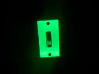 Glowing Light Switch Cover