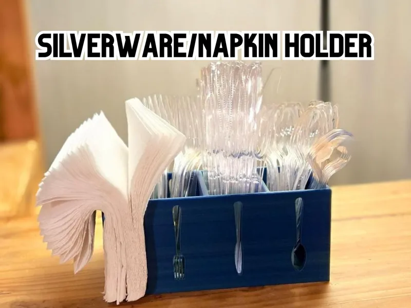 Silverware and Napkin Holder
