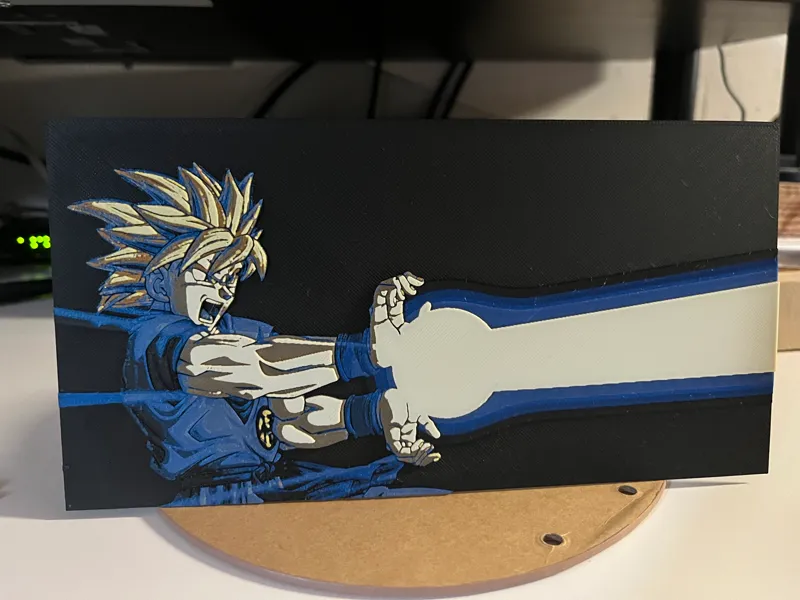 HueForge – Goku Kamehameha
