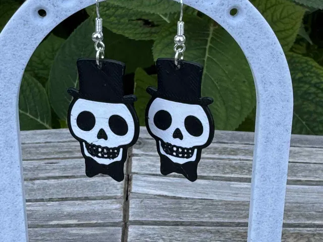 Formal Skull Earrings
