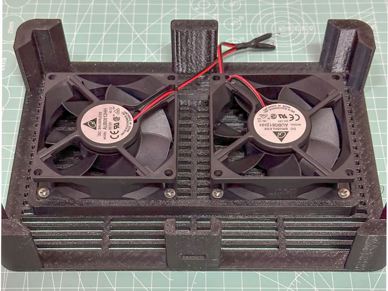 router cooler frame for 80mm fans
