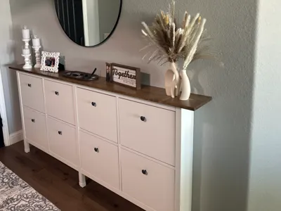 IKEA - Shoe Rack - Hemnes - Leg Modification