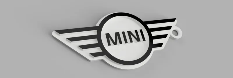 Keychain with MINI series logo (new logo)
