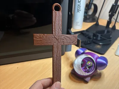 A One True 3D Printed Cross – Limited Wood Edition