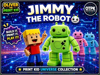 Jimmy the Robot  | Print-in-Place Toy