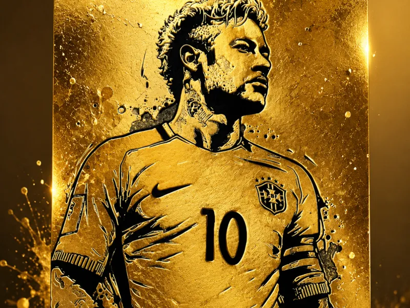 wall art Neymar Jr