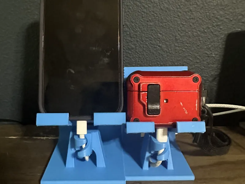 Phone and Airpod Stand
