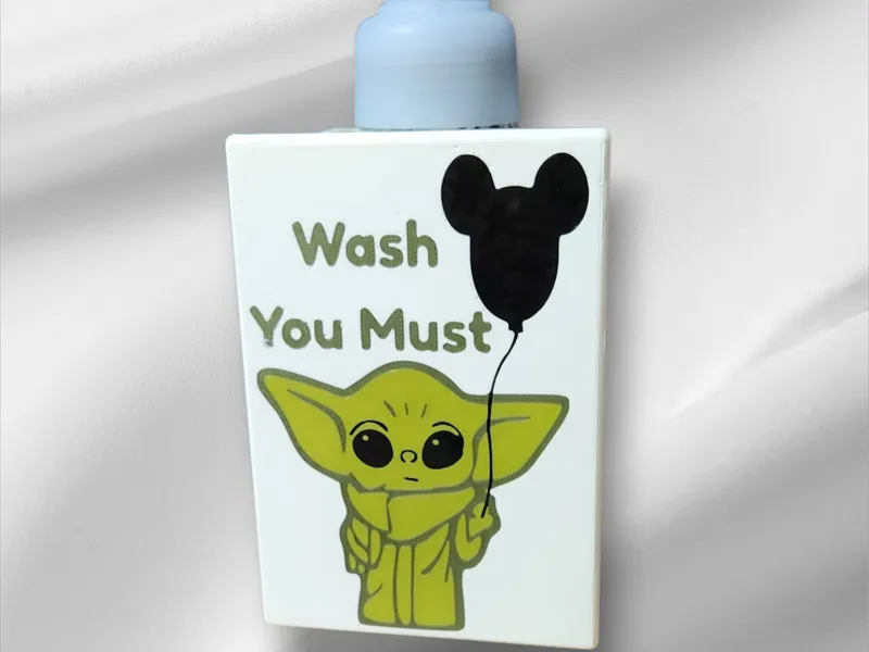 Grogu and Mickey Foam Bath and Body Soap Holder