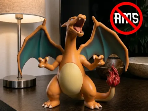 Accesorio para impresora 3D: Pokemon Charizard NO AMS – Fuoco Leggendario — referencia de MakerWorld