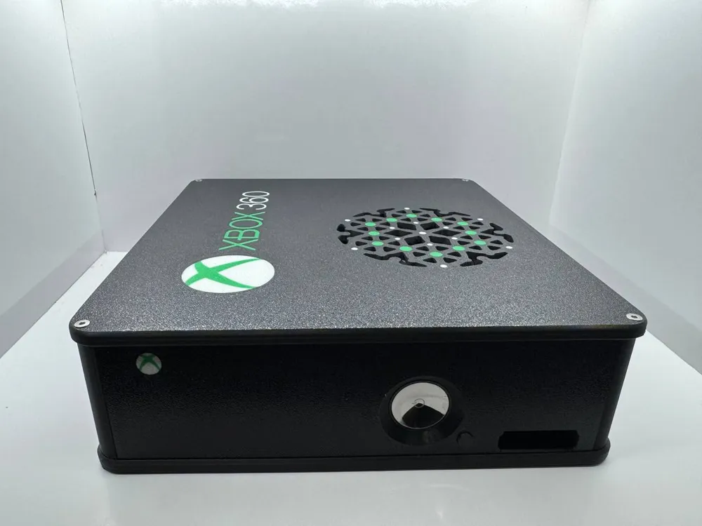 Xbox 360 Slim E Rgh3 Con Sistema Aurora De 1000 Gb Negro