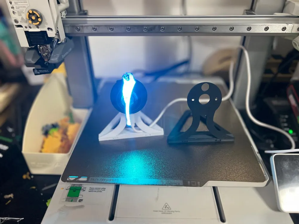 PD13 Holographic Fan Stand - Free 3D Print Model - MakerWorld