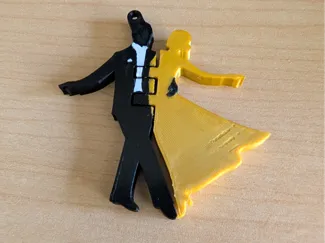 Fred Astaire Ballroom Flexi Keychain