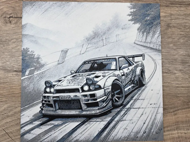 Nissan Skyline GT-R R34 - Hueforge