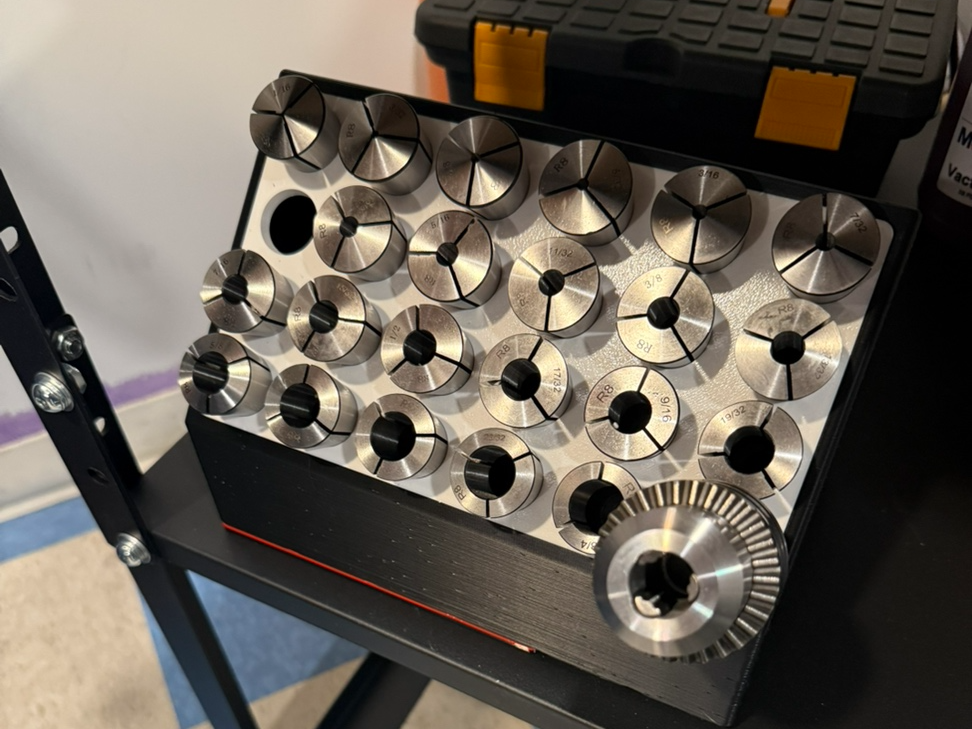R8 Collet Tray - Angled
