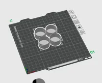 0.28mm layer, 2 walls, 15% infill --- 4 x27mm