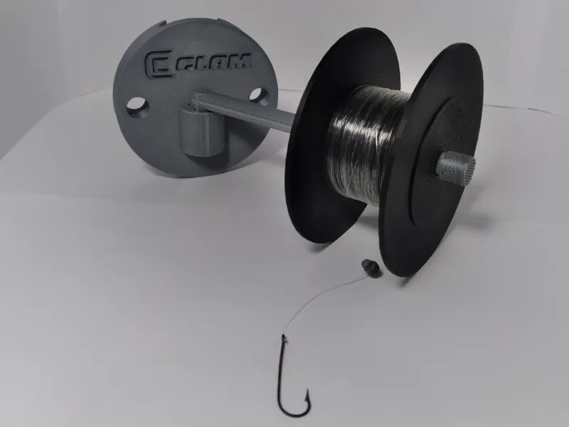 Clam Rattle Reel with ClamLock (No extra Hardware)