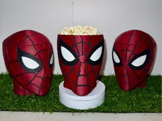 Bucket PopCorn Film Spiderman Con Coperchio