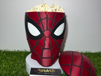 Bucket PopCorn Film Spiderman Con Coperchio