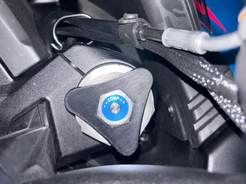 CFMOTO 800 MT-X preload adjuster with 3mm screw