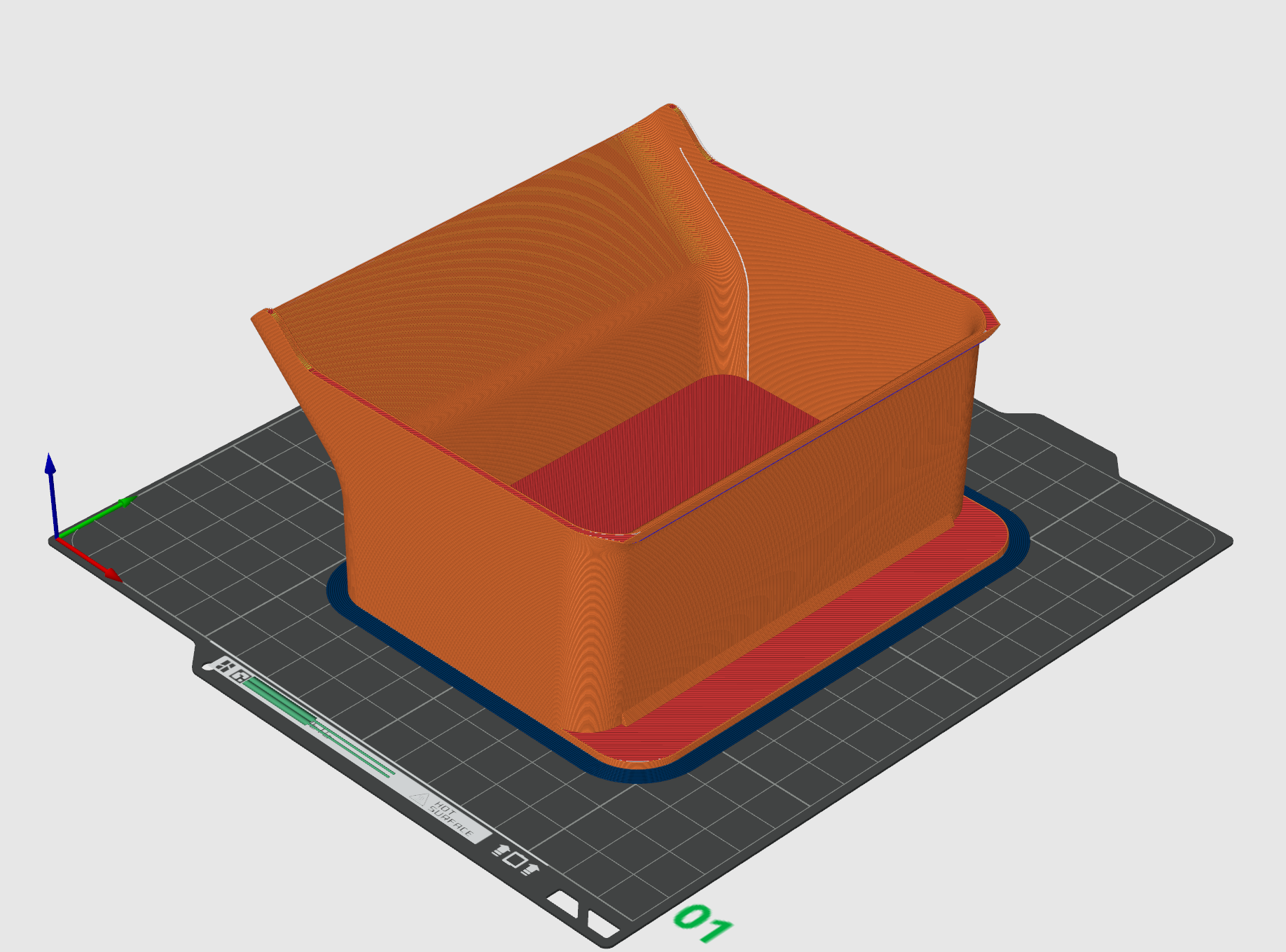 Miniatura 1 do modelo 3D A1mini废料盒