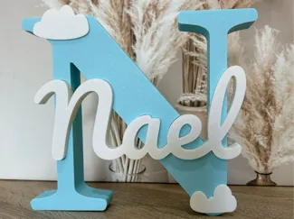 LETRA N DECORACION
