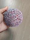 Hemisphere 100mm diameter 10mm random points 2mm rod diameter
