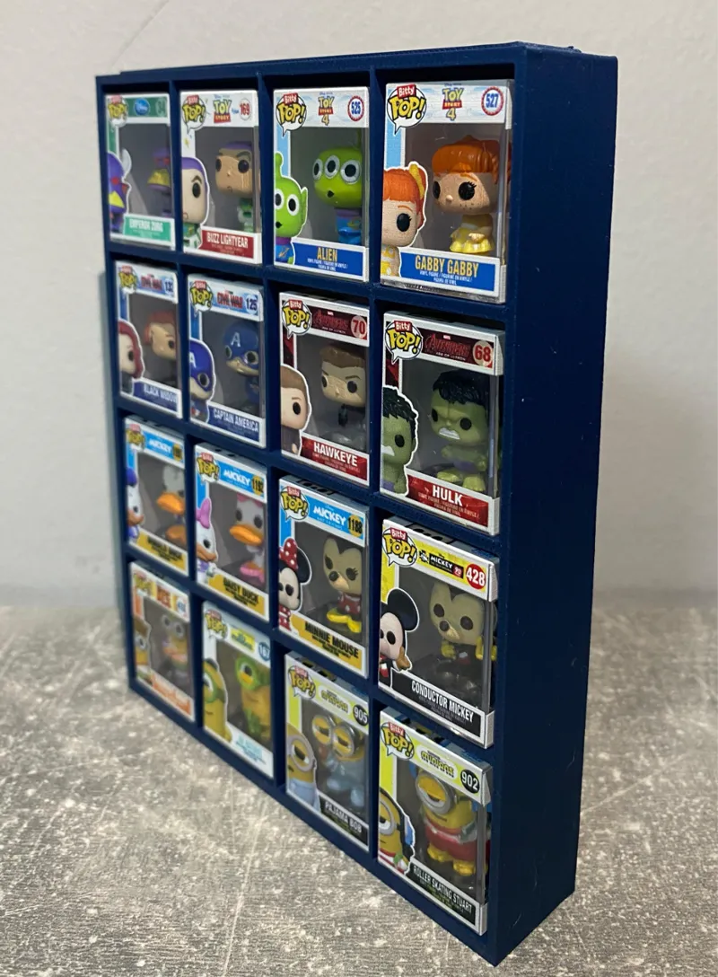 Funko Bitty POP! shelf 16x
