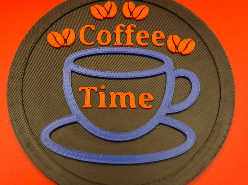 Coffee time  3" coaster