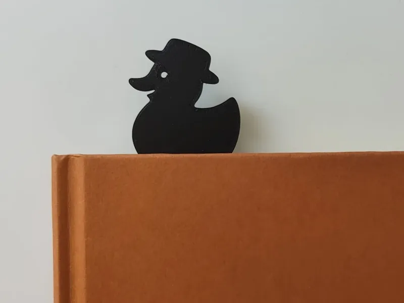 Duck Hat Bookmark