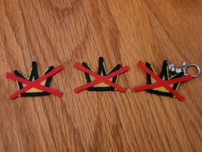 No Kings keychain