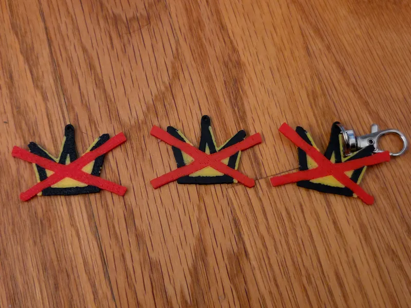 No Kings keychain