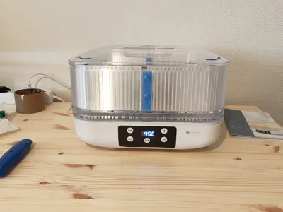 DIY filament dryer from food dryer