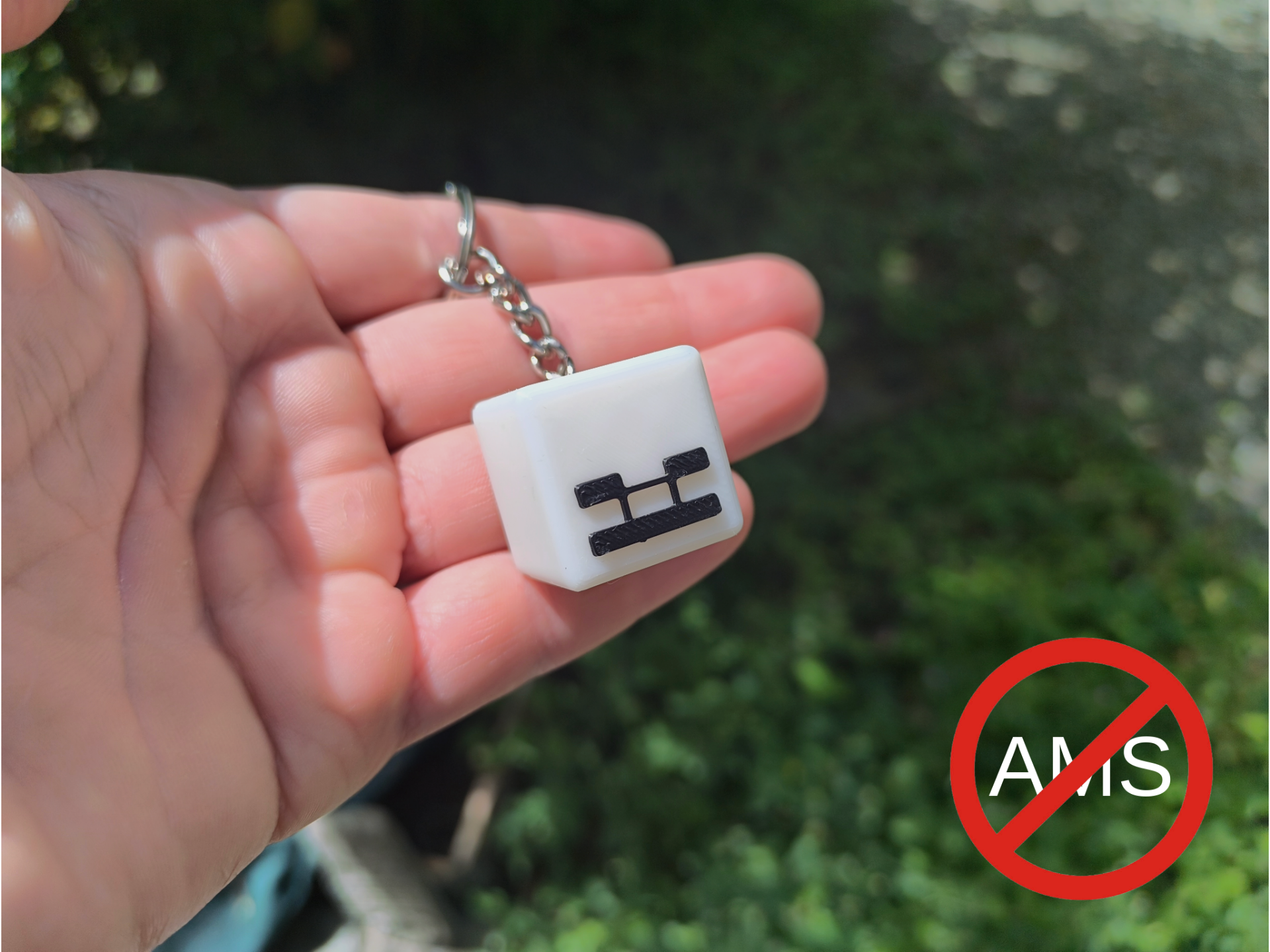 Minecraft Skeleton Head Keychain - NoAMS