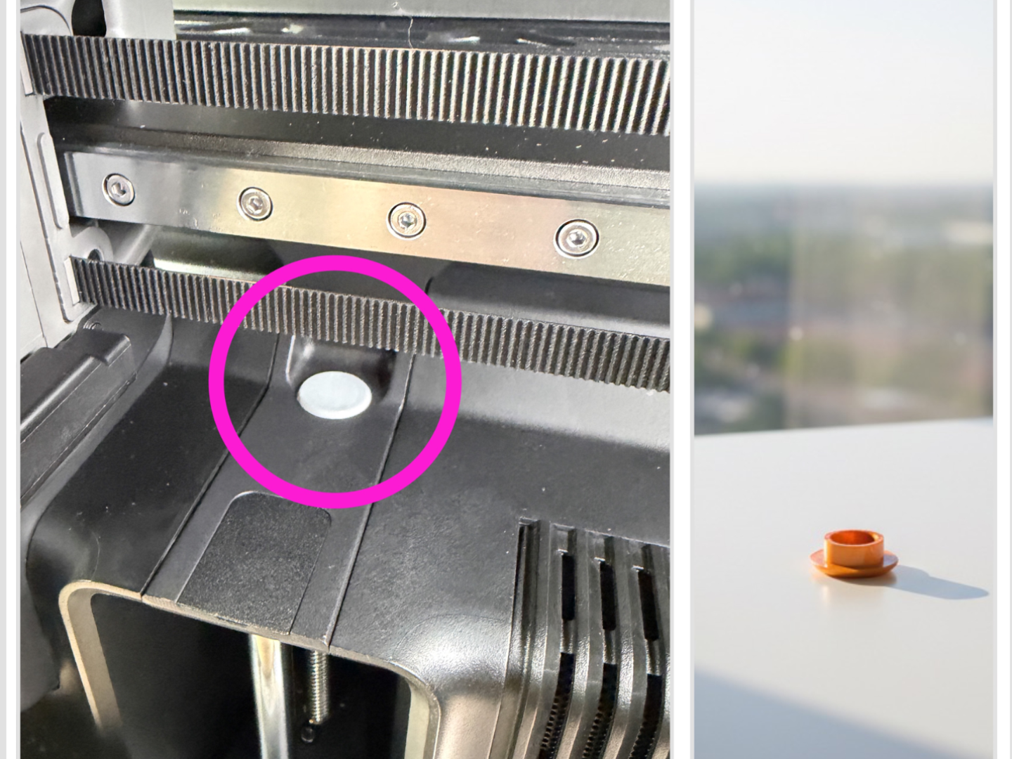 Bambu Lab H2 Center Hole Dust Cover